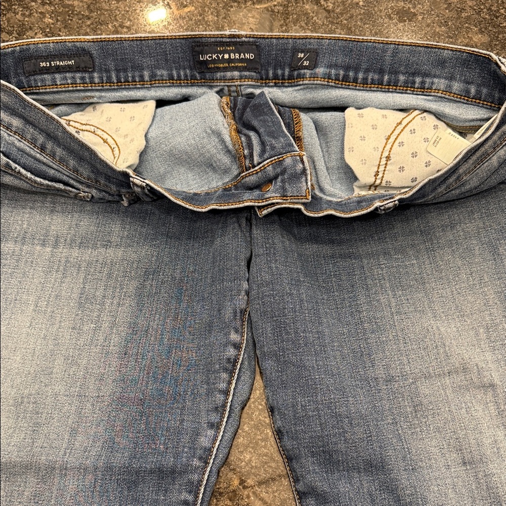 Lucky Brand Classic 363 vintage straight 38/32 coolmaxx stupid soft stretch come